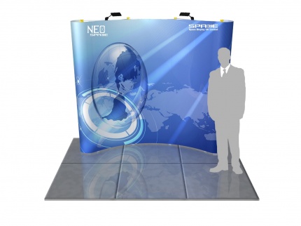 NEO 3x3 Curved Pop Up Display System